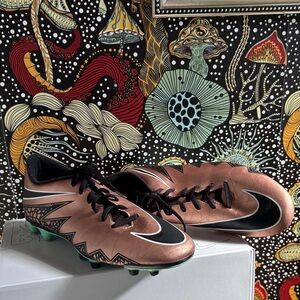 Nike Copper and Black Soccer Cleats. Almost new condition